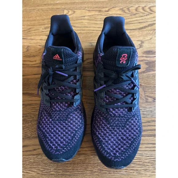 Adidas Ultraboost CBC Harlem Renaissance Black Purple Sneakers Size 11.5